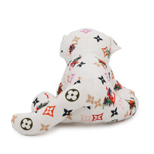 将图像加载到图库查看器中，LOUIS VUITTON Doudou Tigre White/MulticolorGI0735 Cotton Vachetta Leather
