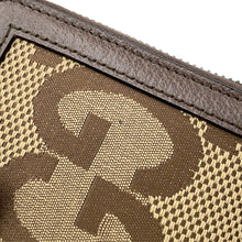 将图像加载到图库查看器中，GUCCI Jumbo GG Bamboo Zip Around Wallet Beige/Brown658634 Canvas/Leather
