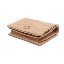 Load image into Gallery viewer, GUCCI GG Marmont Card Case Wallet Beige466492 Leather
