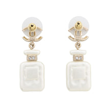 将图像加载到图库查看器中，CHANEL No.5/PerfumeBottleAB8469 Metal Faux Pearl Rhinestone
