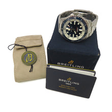 将图像加载到图库查看器中，BREITLING Superocean Automatic 42 W42mm Stainless Steel Blue DialA17375E71C1A1
