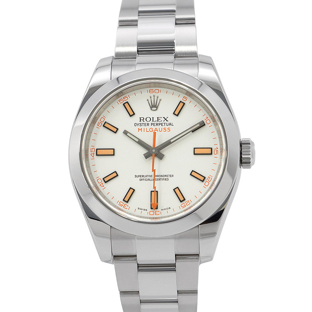 ROLEX Milgauss W40mm Stainless Steel White Dial116400