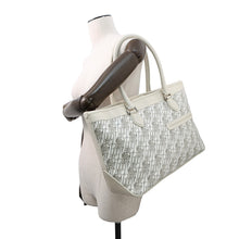 将图像加载到图库查看器中，Berluti TouJules Mini Toile Malbeuf Tote Bag 10th Anniversary Japan Limited Edition Model White Leather PVC Size Mini
