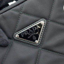 将图像加载到图库查看器中，PRADA Quilted ChainTote Bag Black1BB903 Nylon
