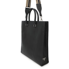 将图像加载到图库查看器中，PRADA Saffiano Leather 2way Tote Bag Black2VG084 Leather
