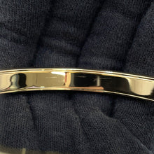 将图像加载到图库查看器中，MIUMIU ★Logo Bangle Size M White5JB408 Metal Enamel
