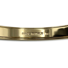 将图像加载到图库查看器中，MIUMIU Logo Bangle Size M White5JB408 Metal Enamel

