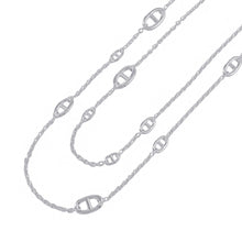Load image into Gallery viewer, HERMES Chaine d&#39;Ancre Necklace Farandole Size 120 SV925
