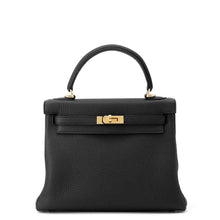 Load image into Gallery viewer, HERMES Kelly Black Togo Leather Size 25
