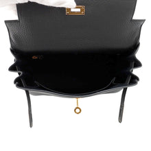 Load image into Gallery viewer, HERMES Kelly Black Togo Leather Size 25
