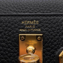 Load image into Gallery viewer, HERMES Kelly Black Togo Leather Size 25
