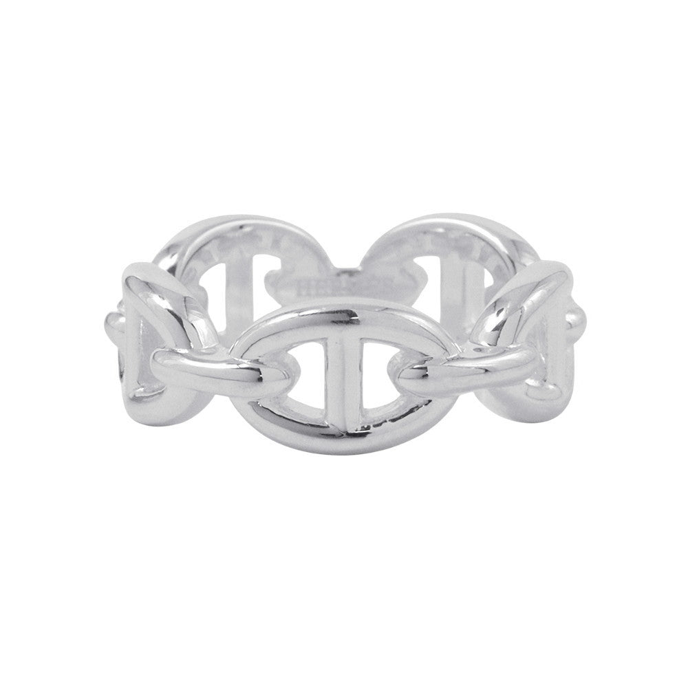 HERMES Chaine d'Ancre Anchene Ring Size PM/53/#13 SV925