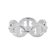 将图像加载到图库查看器中，HERMES Chaine d&#39;Ancre Anchene Ring Size PM/53/#13 SV925
