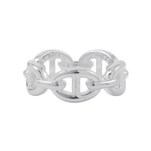 将图像加载到图库查看器中，HERMES Chaine d&#39;Ancre Anchene Ring Size PM/53/#13 SV925
