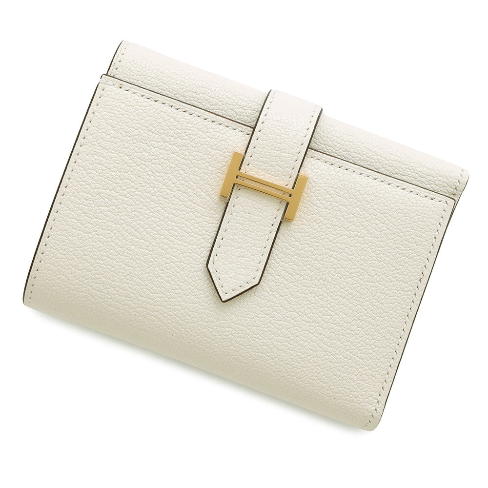 HERMES Bearn combine Nata Chevre Myzore Goatskin