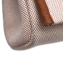 Load image into Gallery viewer, HERMES Herbag zip Fauve Toile Military Vache Hunter Leather Size Mini
