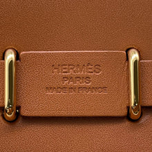 Load image into Gallery viewer, HERMES Herbag zip Fauve Toile Military Vache Hunter Leather Size Mini
