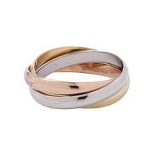 Load image into Gallery viewer, CARTIER Trinity Ring Size 51/#11B4086100 K18YG K18WG K18PG
