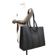 Load image into Gallery viewer, LOUIS VUITTON Sac Plat 24H NoirM47059 Monogram Eclipse
