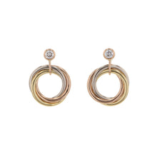 Load image into Gallery viewer, CARTIER Trinity EarringsB8043200 K18WG K18YG K18PG
