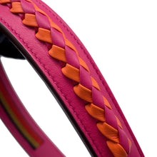 Load image into Gallery viewer, HERMES Glenda Headband Sellier Headband Rose Mexico/Orange Mini Anne Swift Leather
