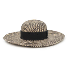 Load image into Gallery viewer, HERMES straw hat Size 58 Beige/Black Straw
