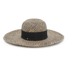 Load image into Gallery viewer, HERMES straw hat Size 58 Beige/Black Straw
