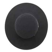 Load image into Gallery viewer, HERMES Francoise Hat BRIDES de GALA Size 57 Black Wool 100%

