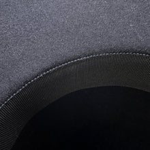Load image into Gallery viewer, HERMES Francoise Hat BRIDES de GALA Size 57 Black Wool 100%
