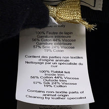 Load image into Gallery viewer, HERMES Francoise Hat BRIDES de GALA Size 57 Black Wool 100%
