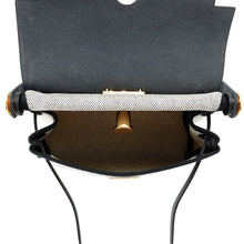 将图像加载到图库查看器中，HERMES Herbag zip Ecru/Black Toile Military Vache Hunter Leather Size Mini
