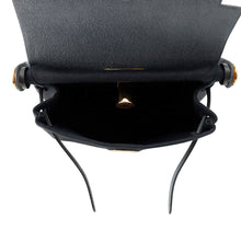将图像加载到图库查看器中，HERMES Herbag zip Black Toile H Viking Vache Leather Hunter Size Mini
