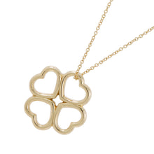 将图像加载到图库查看器中，TIFFANY&amp;Co. Crown of Hearts Necklace Gold 18K Yellow Gold
