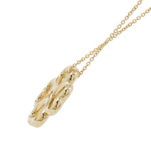 将图像加载到图库查看器中，TIFFANY&amp;Co. Crown of Hearts Necklace Gold 18K Yellow Gold
