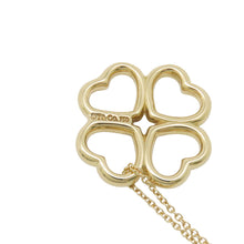 将图像加载到图库查看器中，TIFFANY&amp;Co. Crown of Hearts Necklace Gold 18K Yellow Gold
