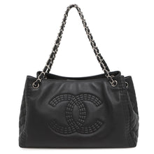 Load image into Gallery viewer, CHANEL CC Logo Matelasse ChainShoulder Tote Bag BlackA67172 Lambskin
