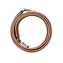 Load image into Gallery viewer, HERMES Bandouliere Sangle Cordage Gold/Ivory Canvas Leather Size 43.3&quot;
