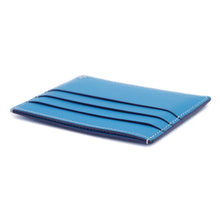 Load image into Gallery viewer, HERMES Card Case HSellier Blue Zanzibar Evercolor
