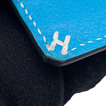 Load image into Gallery viewer, HERMES Card Case HSellier Blue Zanzibar Evercolor
