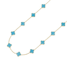 Load image into Gallery viewer, Van Cleef &amp; Arpels Vintage Alhambra long necklace 20 motifs 18K Yellow Gold
