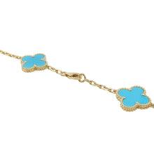 Load image into Gallery viewer, Van Cleef &amp; Arpels Vintage Alhambra long necklace 20 motifs 18K Yellow Gold
