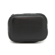 Load image into Gallery viewer, CHANEL Matelasse Vanity Bag Pearl BlackAP2161 Caviar Leather Size Mini
