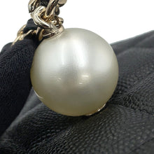 Load image into Gallery viewer, CHANEL Matelasse Vanity Bag Pearl BlackAP2161 Caviar Leather Size Mini

