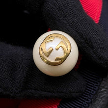 将图像加载到图库查看器中，GUCCI Leather Jacket Size 36 Black/Red/Navy Leather Cotton100%
