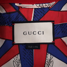 将图像加载到图库查看器中，GUCCI Leather Jacket Size 36 Black/Red/Navy Leather Cotton100%
