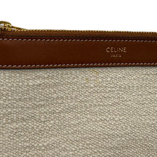 将图像加载到图库查看器中，CELINE bucket Natural/Tan195572 Canvas Leather Size 16
