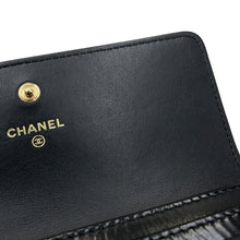 Load image into Gallery viewer, CHANEL Matelasse Long Wallet BlackAP4261 Shiny Calf Leather
