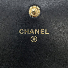 Load image into Gallery viewer, CHANEL Matelasse Long Wallet BlackAP4261 Shiny Calf Leather
