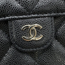 将图像加载到图库查看器中，CHANEL Matelasse Classic ChainClutch BlackAP4425 Caviar Leather

