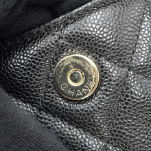 将图像加载到图库查看器中，CHANEL Matelasse Classic ChainClutch BlackAP4425 Caviar Leather

